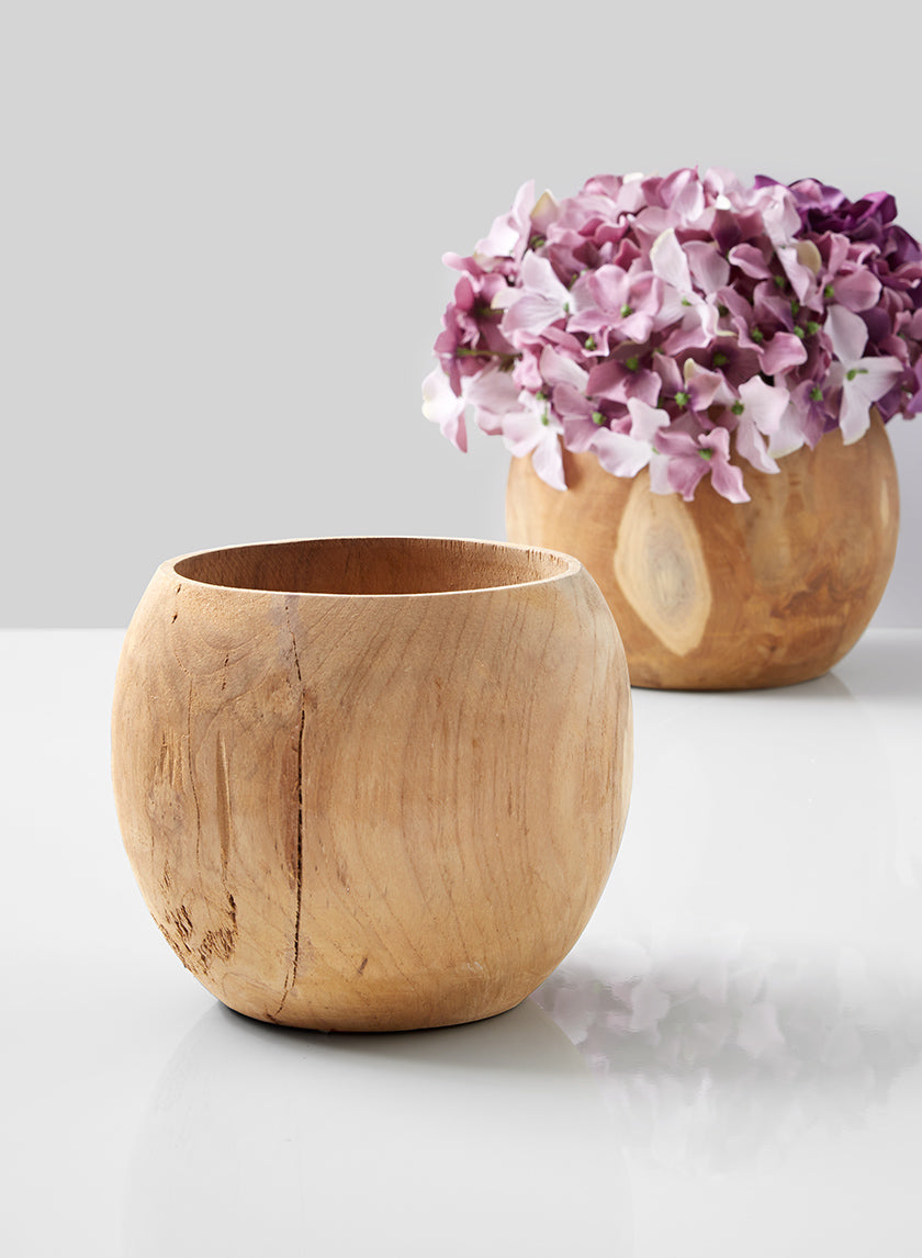 WOOD VASES